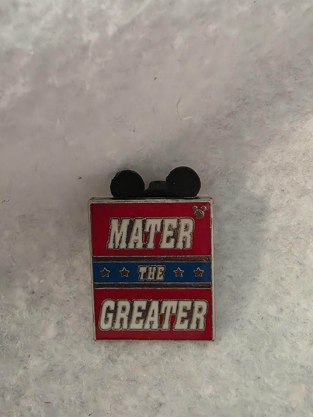 Disney 'Mater the Greater' Red Pin